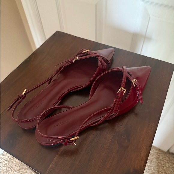 Tony Bianco Jamo Bordeaux Patent Flat size 6.5 - Picture 3 of 5